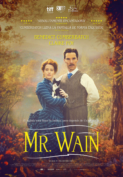 Louis Wain, el famoso pintor británico en la película 'Mr. Wain'