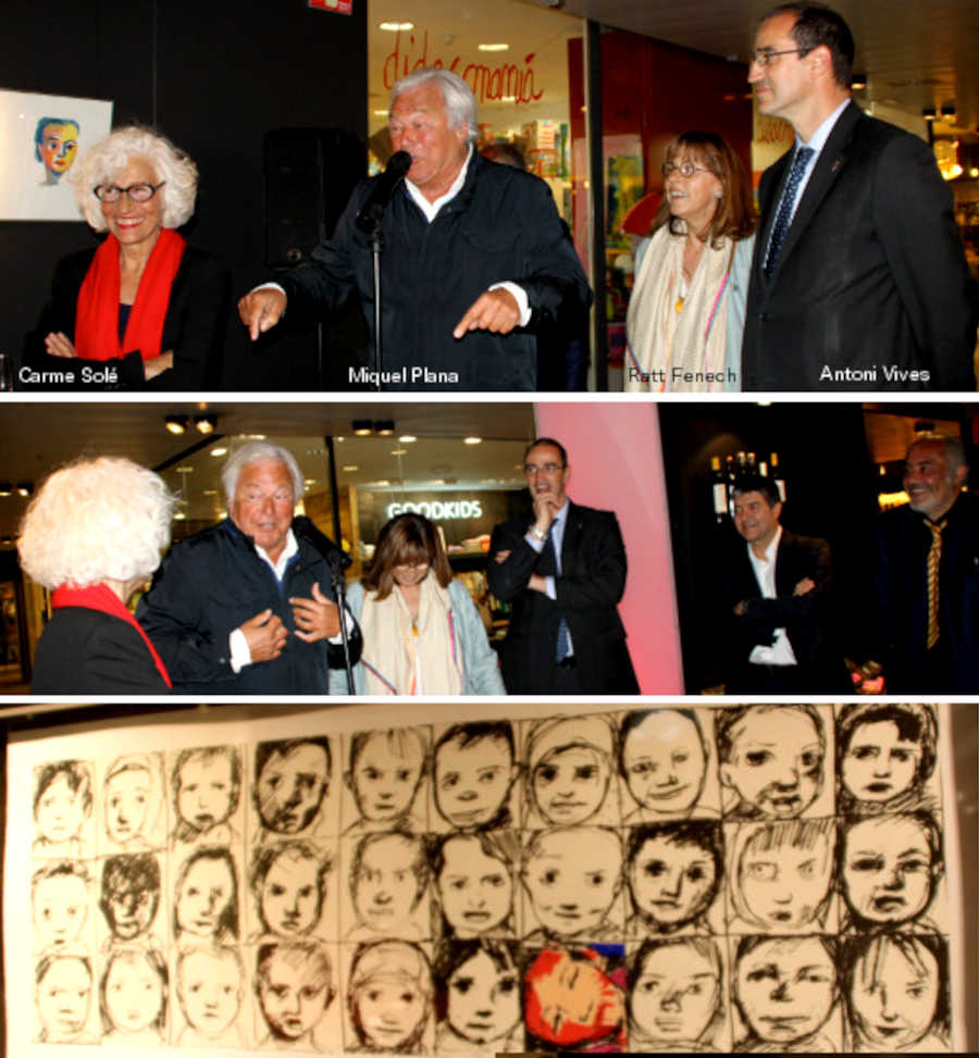 Carme Solé Vendrell - Exposición de ilustraciones en Pedralbes Centre