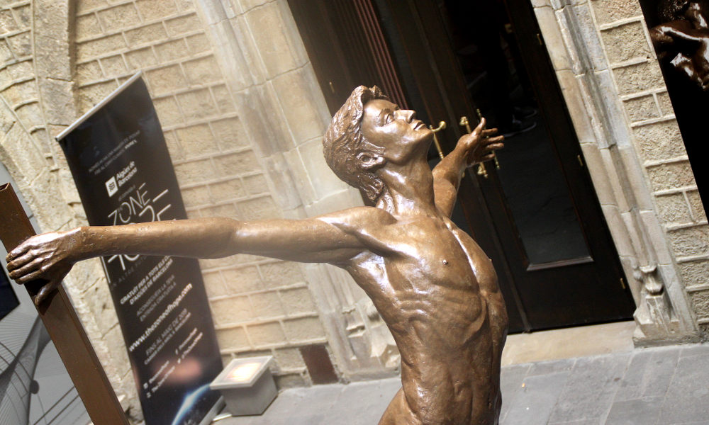 Presentación de la escultura 'Expansión' de Jorge Egea