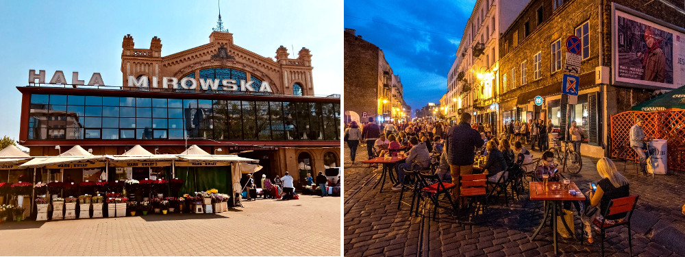 Mercado. Varsovia noche