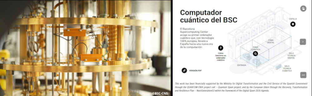 Primer ordenador cuántico de España - Alojado en el Barcelona 